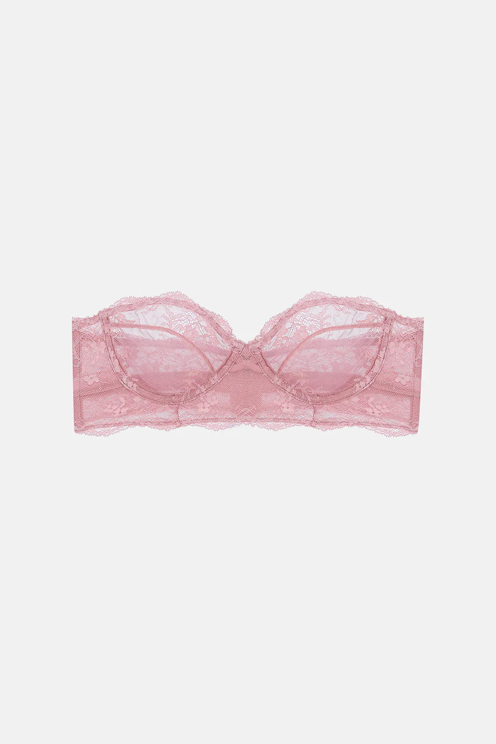 Astra Floral Lace Strapless Bra - Image 5