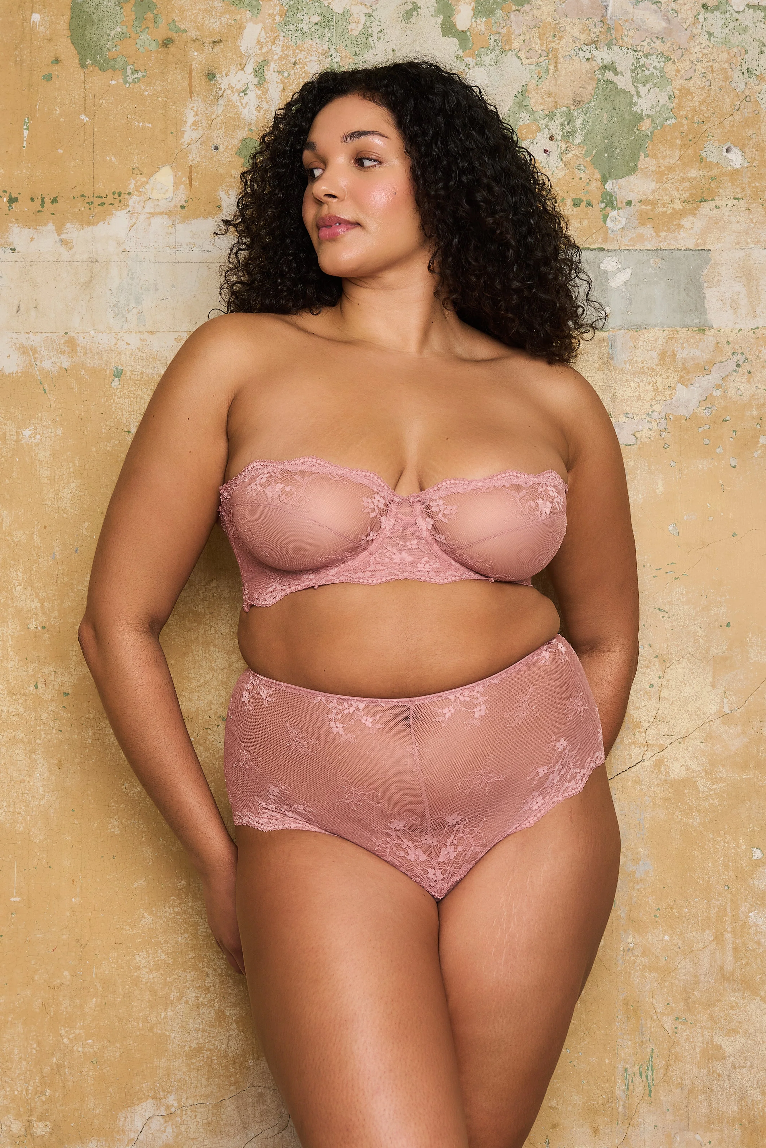 Astra Floral Lace Strapless Bra - Image 6