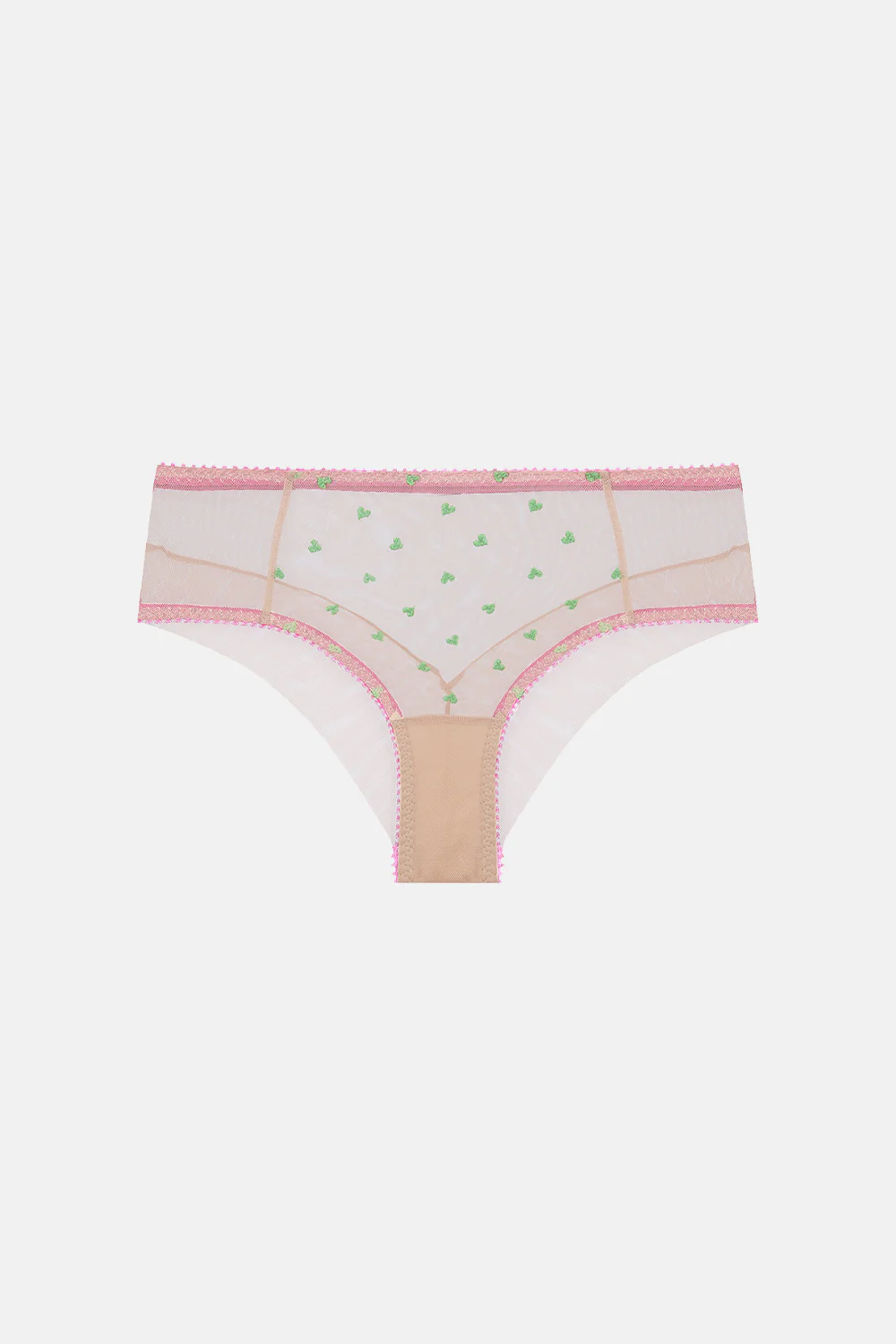 Bessie Heart Embroidery High Waist Knicker - Image 6