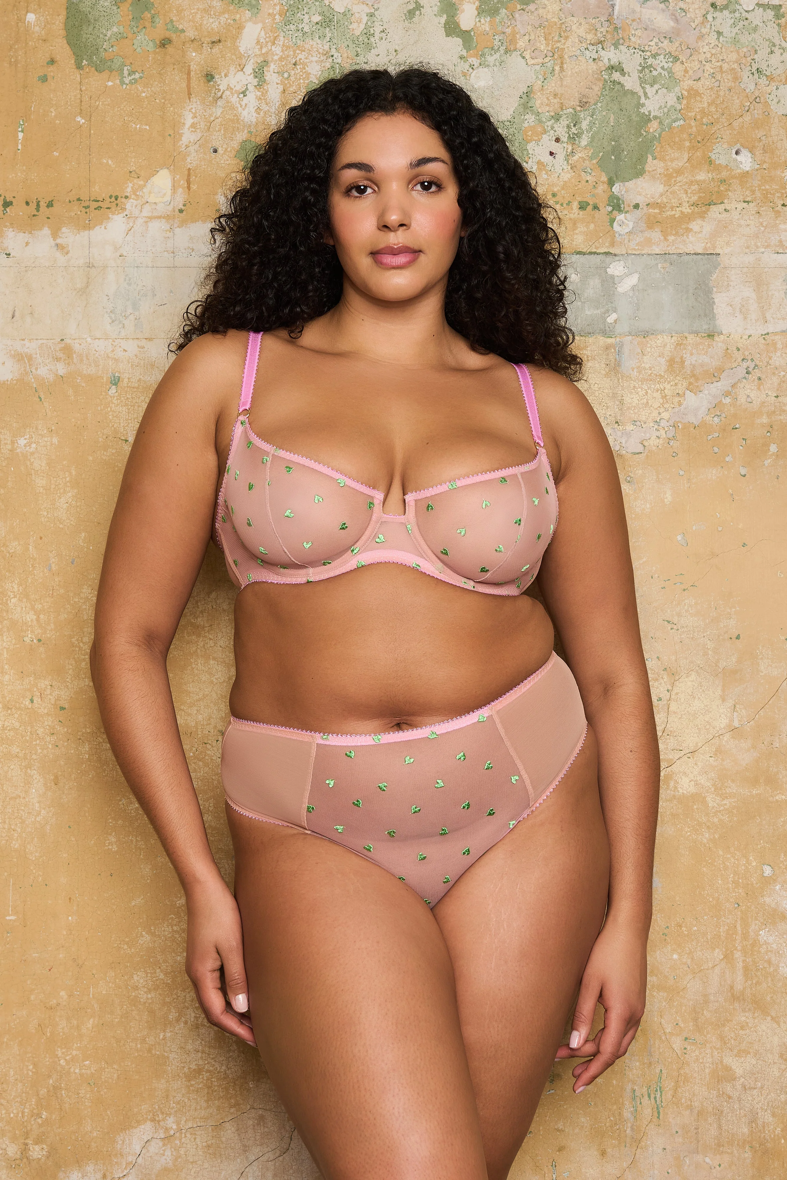 Bessie Heart Embroidery High Waist Knicker - Image 7