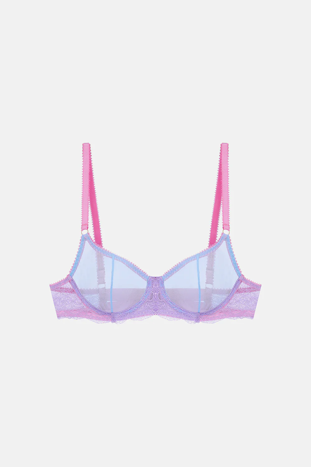 Eira Lace And Tulle Underwire Bra - Image 6