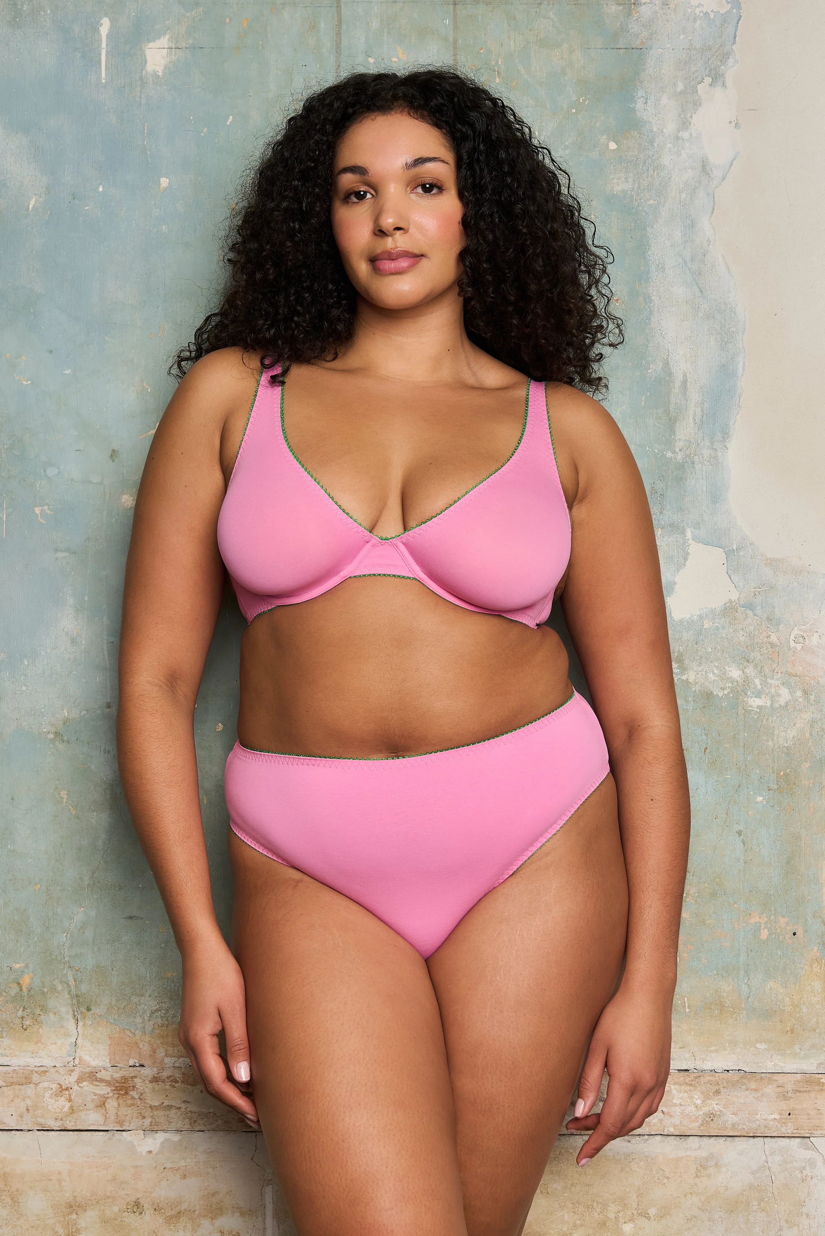 Fannie Organic Cotton Plunge Underwire Bra - Image 8