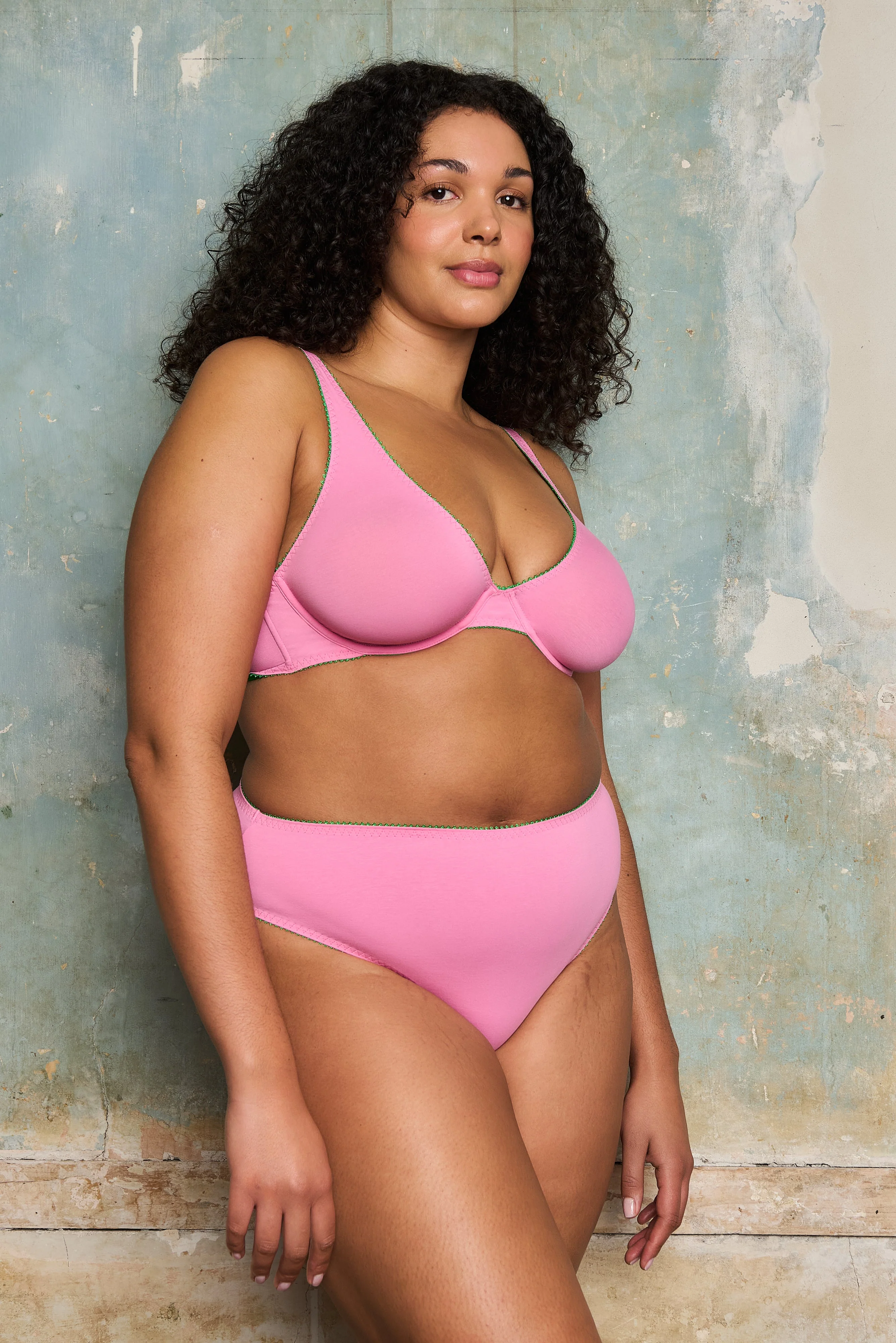 Fannie Organic Cotton Plunge Underwire Bra - Image 6