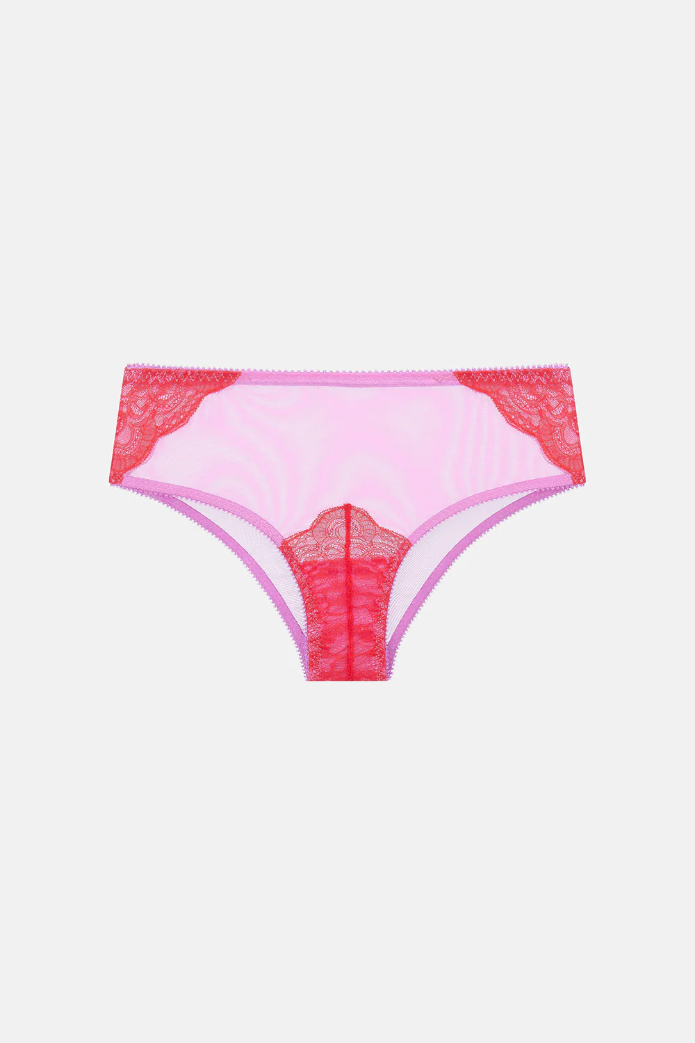 Marlene Lace And Tulle High Waist Knicker - Image 6