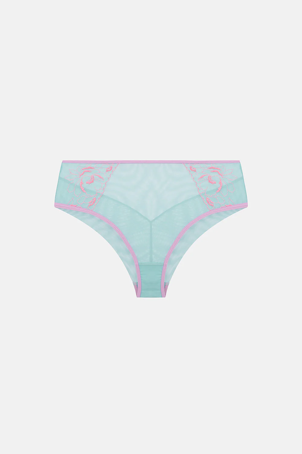 Marta Floral Embroidery High Waist Knicker - Image 6