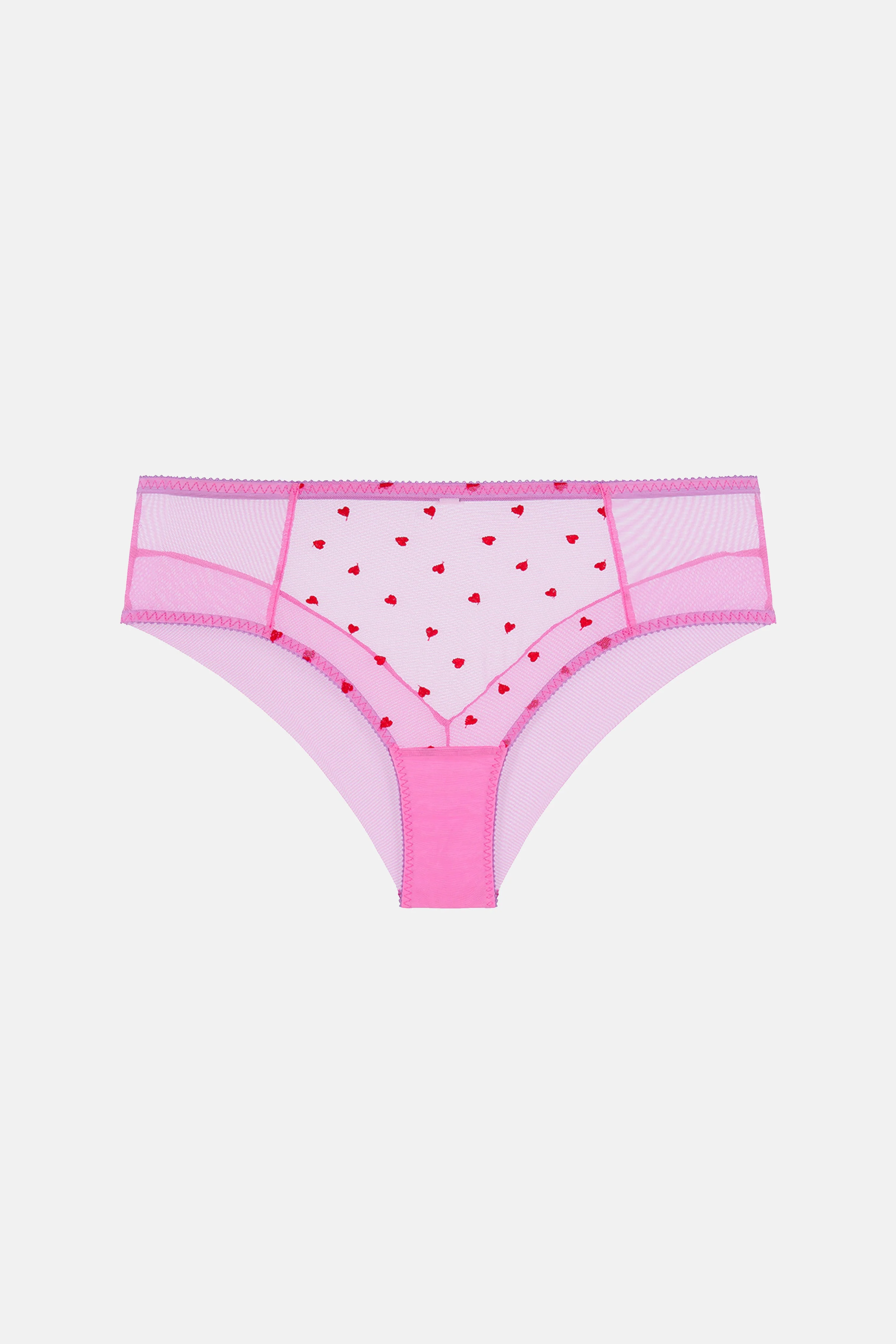 Priya Heart Embroidery High Waist Knicker - Image 5