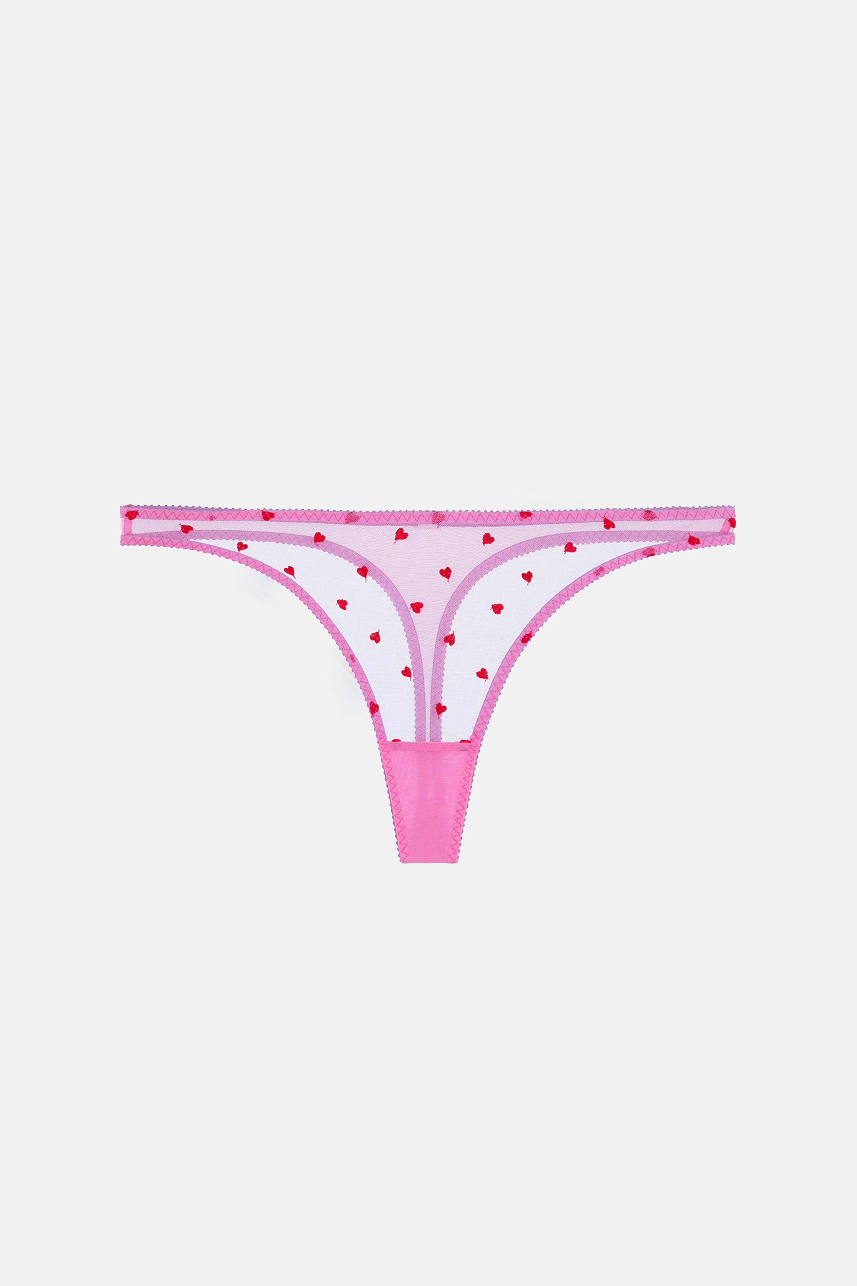 Priya Heart Embroidery Thong - Image 5