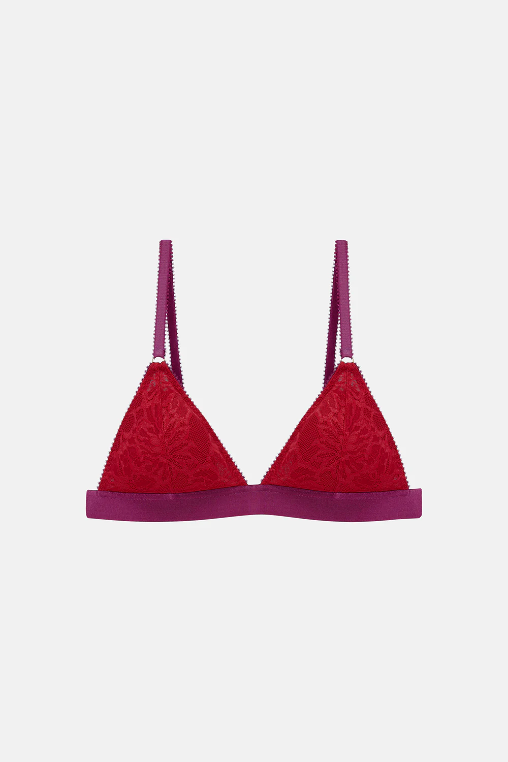 Ruben Lace Padded Triangle Bralette - Image 6